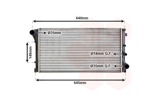 Kylare, motorkylning 17002379 International Radiators, bild 2