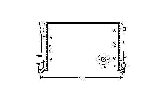 Kylare, motorkylning 17002390 International Radiators