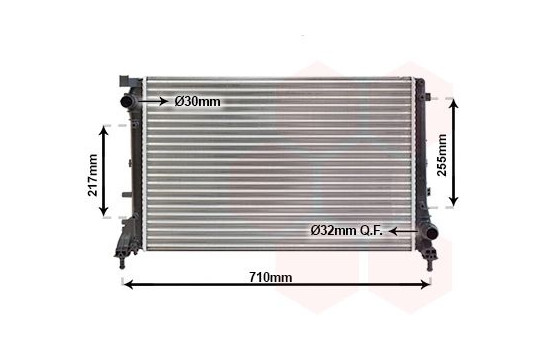 Kylare, motorkylning 17002390 International Radiators, bild 2