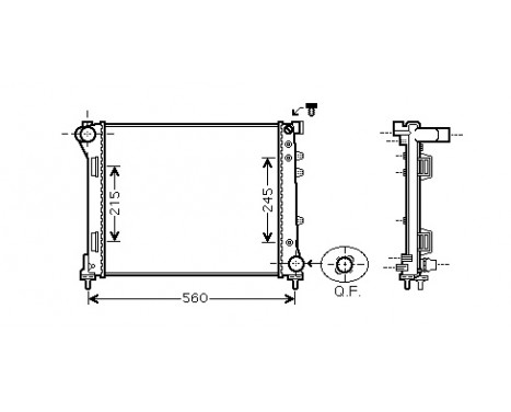 Kylare, motorkylning 17002403 International Radiators