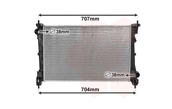 Kylare, motorkylning 17002454 International Radiators