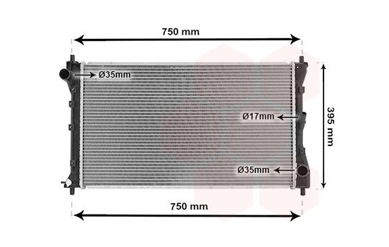 Kylare, motorkylning 17012711 International Radiators