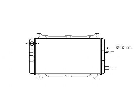 Kylare, motorkylning 18002047 International Radiators