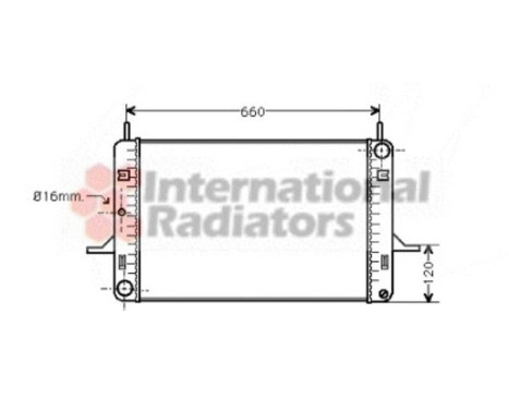 Kylare, motorkylning 18002060 International Radiators