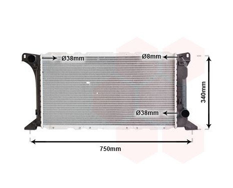 Kylare, motorkylning 18002085 International Radiators