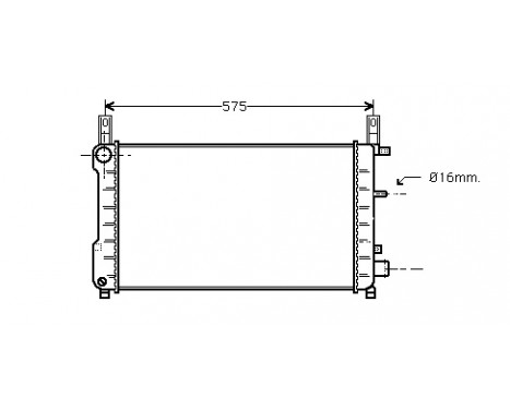 Kylare, motorkylning 18002198 International Radiators