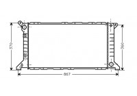 Kylare, motorkylning 18002206 International Radiators