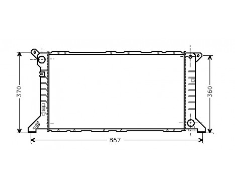 Kylare, motorkylning 18002206 International Radiators