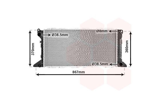 Kylare, motorkylning 18002206 International Radiators, bild 2