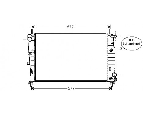 Kylare, motorkylning 18002226 International Radiators