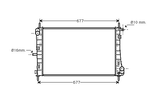 Kylare, motorkylning 18002338 International Radiators