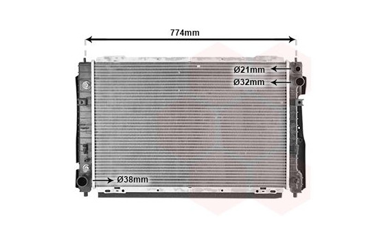 Kylare, motorkylning 18002346 International Radiators, bild 2