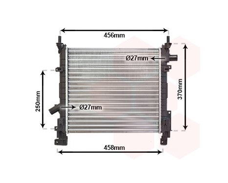 Kylare, motorkylning 18002373 International Radiators, bild 2