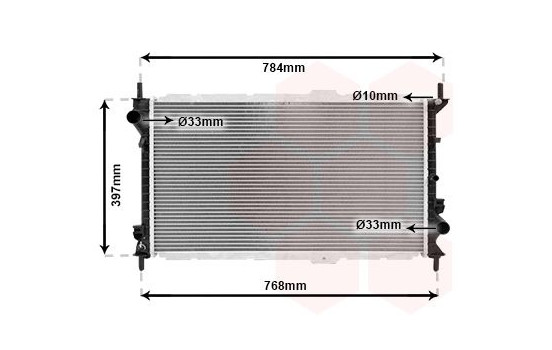 Kylare, motorkylning 18002381 International Radiators, bild 2