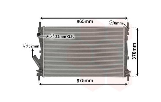 Kylare, motorkylning 18002408 International Radiators, bild 2