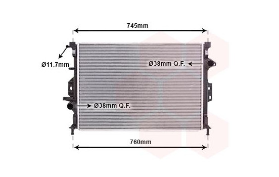 Kylare, motorkylning 18002424 International Radiators, bild 2