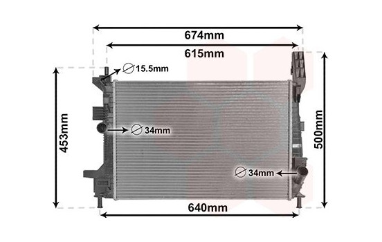 Kylare, motorkylning 18002602 International Radiators