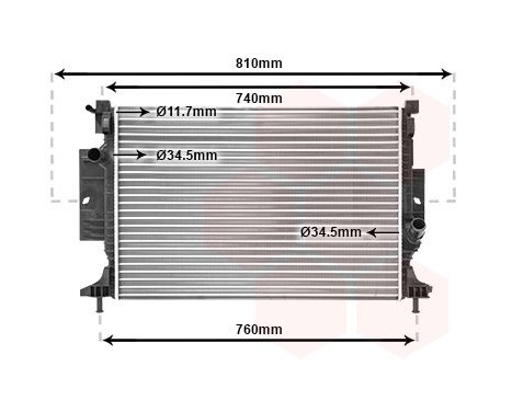 Kylare, motorkylning 18002643 International Radiators