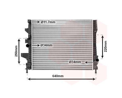 Kylare, motorkylning 18002644 International Radiators