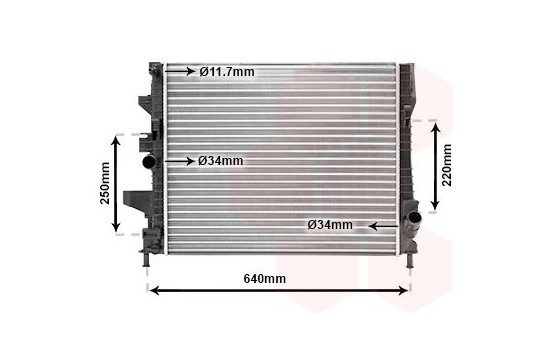 Kylare, motorkylning 18002644 International Radiators