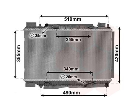 Kylare, motorkylning 18012704 International Radiators