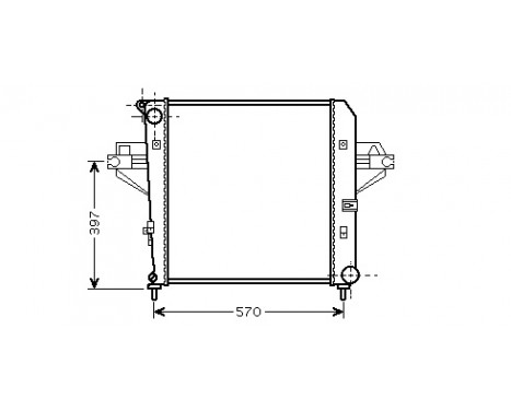 Kylare, motorkylning 21002046 International Radiators