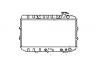 Kylare, motorkylning 25002033 International Radiators