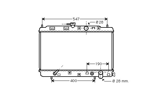 Kylare, motorkylning 25002043 International Radiators