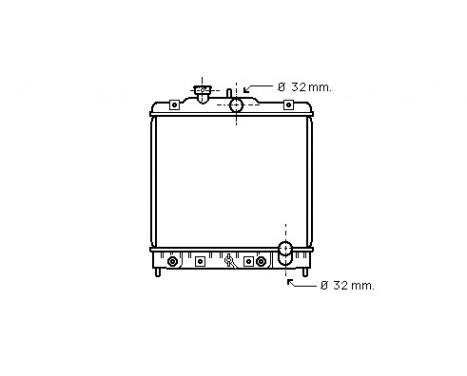 Kylare, motorkylning 25002076 International Radiators