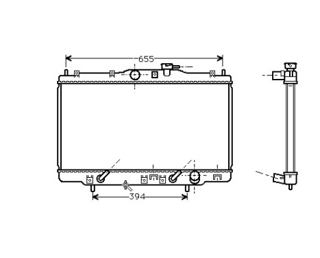 Kylare, motorkylning 25002102 International Radiators