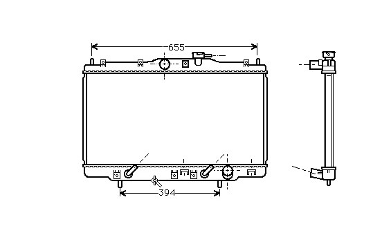 Kylare, motorkylning 25002102 International Radiators
