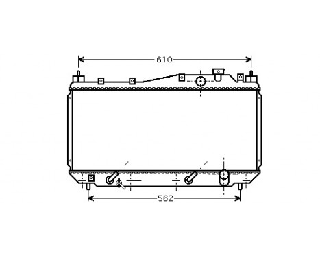 Kylare, motorkylning 25002114 International Radiators