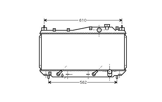 Kylare, motorkylning 25002114 International Radiators