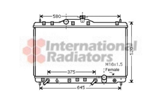 Kylare, motorkylning 25002173 International Radiators, bild 2