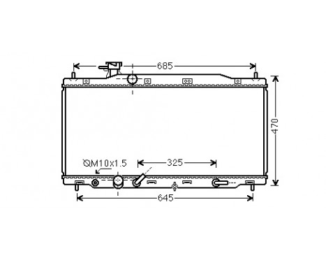 Kylare, motorkylning 25002226 International Radiators