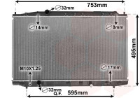 Kylare, motorkylning 25002300 International Radiators