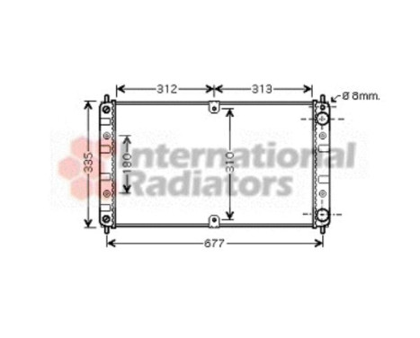Kylare, motorkylning 26002017 International Radiators