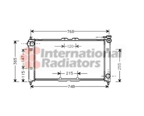 Kylare, motorkylning 27002072 International Radiators