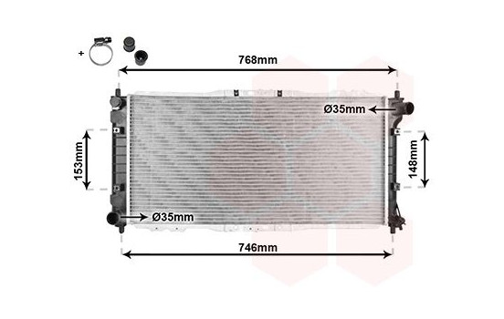 Kylare, motorkylning 27002073 International Radiators