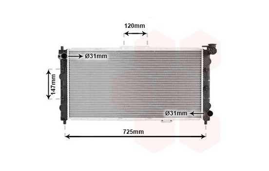 Kylare, motorkylning 27002101 International Radiators