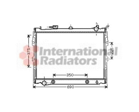 Kylare, motorkylning 27002190 International Radiators