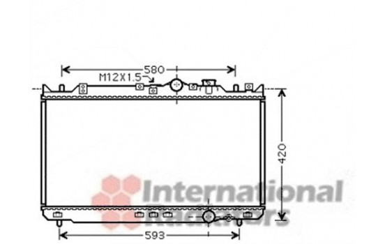 Kylare, motorkylning 27002201 International Radiators