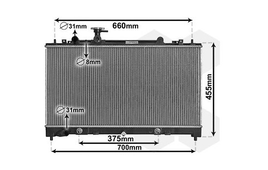 Kylare, motorkylning 27002228 International Radiators, bild 2