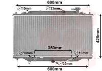Kylare, motorkylning 27002292 International Radiators
