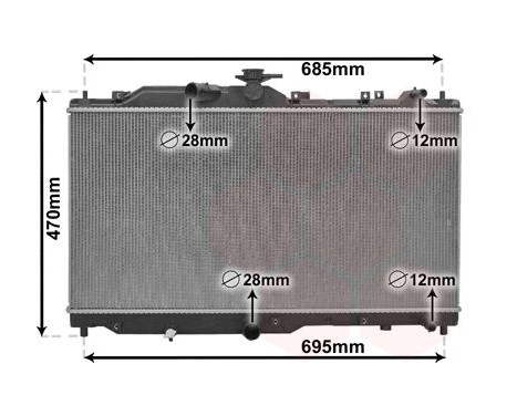 Kylare, motorkylning 27012702 International Radiators