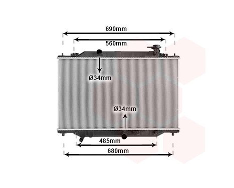 Kylare, motorkylning 27012704 International Radiators