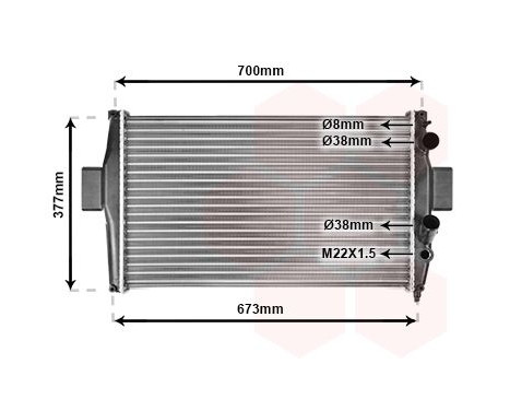 Kylare, motorkylning 28002022 International Radiators, bild 2