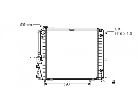 Kylare, motorkylning 30002086 International Radiators