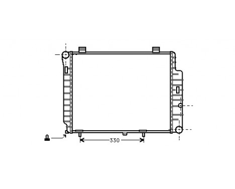 Kylare, motorkylning 30002155 International Radiators