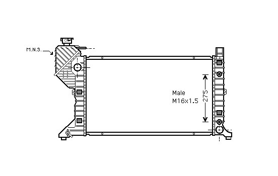 Kylare, motorkylning 30002182 International Radiators